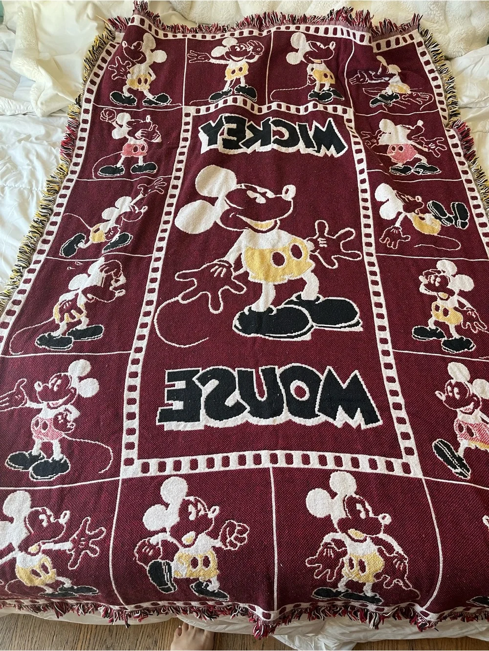 Disney woven throw